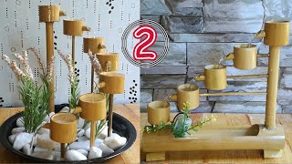 2 Best Homemade BAMBOO WATER FOUNTAIN Ideas [upl. by Waring18]