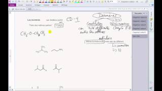 24 Chimie organique Isomérie 1 [upl. by Liarret]