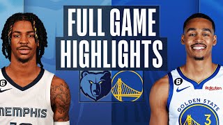 GRIZZLIES at WARRIORS  FULL GAME HIGHLIGHTS  December 25 2022 [upl. by Dev]