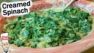 Best Creamed Spinach Recipe [upl. by Rutger]