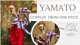 YAMATO COSPLAY TUTORIAL FROM ONE PIECE  HOW TO  Friyoshii [upl. by Atnahc]