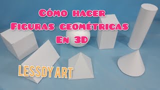 como hacer cuerpos geométricos [upl. by Eetsirhc]