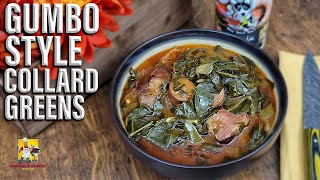 Gumbo Style Collard Greens  Thanksgiving Side Dishes [upl. by Lamond920]