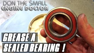 HOWTO Grease A Sealed Bearing [upl. by Howey]