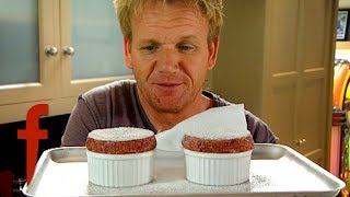 Raspberry Soufflé  Gordon Ramsays The F Word Season 4 [upl. by Zennie558]