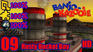 Banjo Kazooie HD 100 Walkthrough Part 9  Rusty Bucket Bay [upl. by Nalak467]