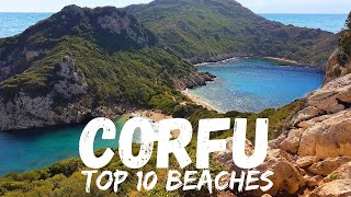 Top 10 Best Beaches in Corfu Greece [upl. by Chico]