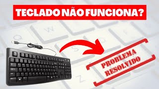 Teclado NÃO FUNCIONA no WINDOWS 10  Como resolver [upl. by Danaher]