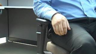 Allsteel Relate chair adjustments [upl. by Atinomar]