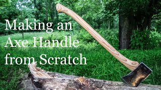 Making an Axe Handle from Scratch [upl. by Ennylyak]