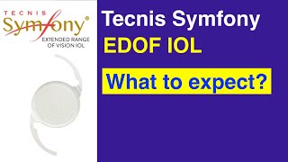 Tecnis Symfony EDOF IOL  what to expect Dr Ante Barisic [upl. by Renard863]