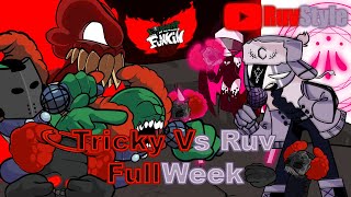 FNF Ruv Vs Tricky  Full Week Premiere Mod [upl. by Aikemaj]