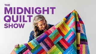 A Scrappy StashBuster Quilt Pattern  S7E7 Midnight Quilt Show with Angela Walters [upl. by Alenoel311]