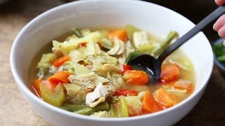 How to make a Chicken Soup in a Rice Cooker [upl. by Ysus]