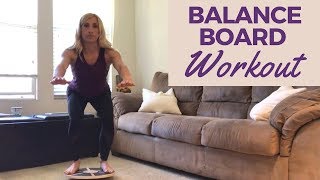 7 Balance Board Exercises  Full Body Workout  Renewal Fitness Coaching [upl. by Vola]