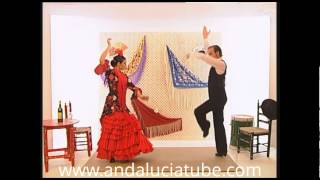 Aprenda a bailar sevillanas Baile completo [upl. by Aynotan]