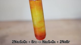 Neutralization of Bromine  Beautiful Reaction [upl. by Silda]