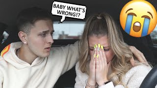 Randomly CRYING Prank On Boyfriend Cute Reaction [upl. by Ardeth]