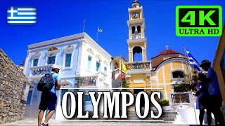 OLYMPOS Όλυμπος Karpathos Greece ► Traditional Spirit in【4K】 [upl. by Ecilayram]