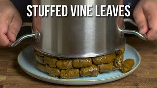 Stuffed Grape vine Leaves the Egyptian way [upl. by Daukas4]