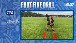 Football Agility Drills  NFL FLAG [upl. by Orly591]