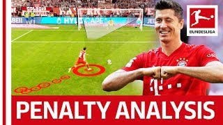 Robert Lewandowski  How To Score The Perfect Penalty [upl. by Annairdna]