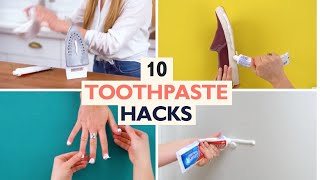 10 Ways to Use Toothpaste Around the House  Toothpaste Hacks [upl. by Berna]