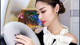 ASMR 4 Hours First Class Flight Attendant VIP Treatment [upl. by Maynard]