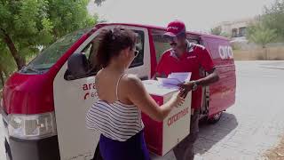 Aramex  delivery test  what3words [upl. by Holman633]