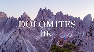 Dolomites by Drone 4K [upl. by Emyaj]