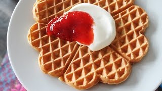 Norwegian Waffles recipe  Easy fluffy classic [upl. by The]