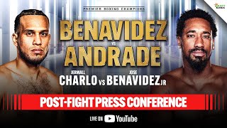 Benavidez vs Andrade POSTFIGHT PRESS CONFERENCE [upl. by Eiryt420]