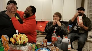 Food Review with Keemstar McJuggerNuggets amp KidBehindACamera Food Review [upl. by Cherida]