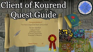 Client Of Kourend OSRS Quest Guide [upl. by Harlen]