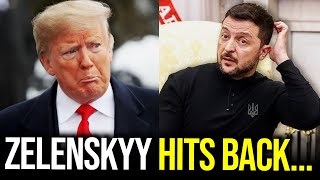 Zelenskyy HITS TRUMP BACK with Hilarious Troll [upl. by Haleemaj]