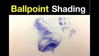 Simple Line Exercises  Ballpoint Pen Shading Tips Pt 3 [upl. by Bucella123]