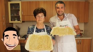 Italian Grandma Makes FRESH SPAGHETTI PASTA FROM SCRATCH [upl. by Ailad]