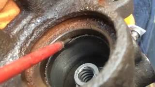 Replacing rear brake caliper seals [upl. by Accire]