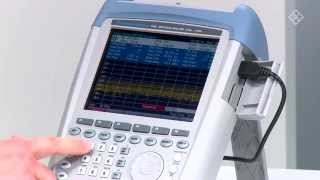 Precise pulse measurements using the RampS FSHZVH handheld spectrum analyzer [upl. by Stimson]