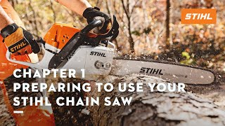 Chapter 1 Preparing To Use Your STIHL Chain Saw  STIHL Tutorial [upl. by Rotce]