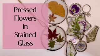 How to Press Flowers in Glass [upl. by Koorb]