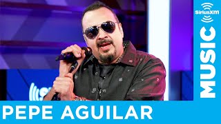 Pepe Aguilar ft Ángela Aguilar  Cruz De Olvido LIVE  SiriusXM [upl. by Natanoj]