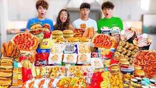 EATING 100000 CALORIES IN 24 HOURS CHALLENGE [upl. by Naimad]