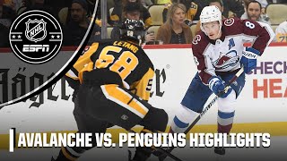 Colorado Avalanche vs Pittsburgh Penguins  Full Game Highlights [upl. by Adorne919]