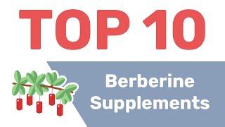 10 Best Berberine Supplements Countdown [upl. by Otinauj302]