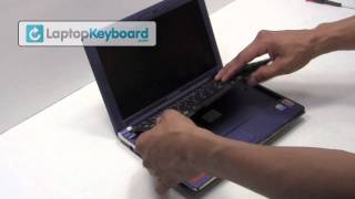 Samsung Laptop Keyboard Installation Replacement Guide  Remove Replace Install  NC10 NC [upl. by Einnos]