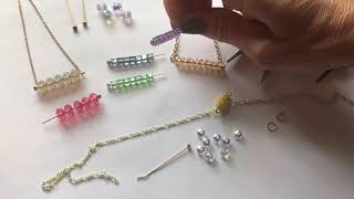 OnTrend Swarovski Crystal Necklace Video Tutorial [upl. by Yrrap]