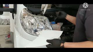 20062014 Faro Fiat Ducato Headlight removal Motorhome Camper Caravan  DIY [upl. by Anrol]