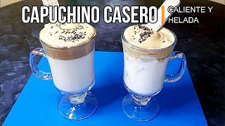 CAPUCHINO CASERO caliente y frio [upl. by Ajram]