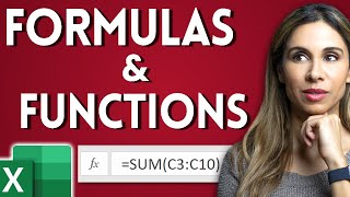 Excel Formulas and Functions You NEED to KNOW [upl. by Ivy]